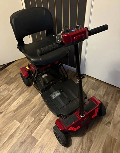 Red foldable wheel - foldable, 4-wheel